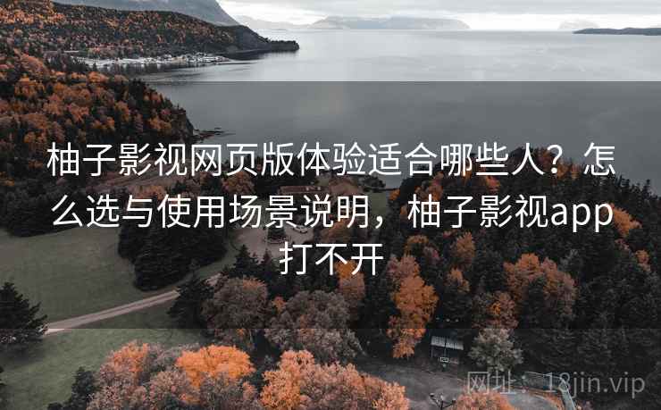 柚子影视网页版体验适合哪些人？怎么选与使用场景说明，柚子影视app打不开