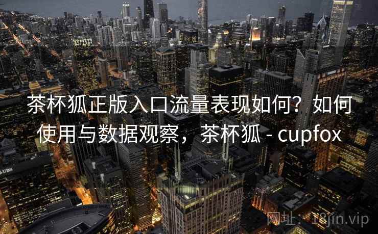 茶杯狐正版入口流量表现如何？如何使用与数据观察，茶杯狐 - cupfox