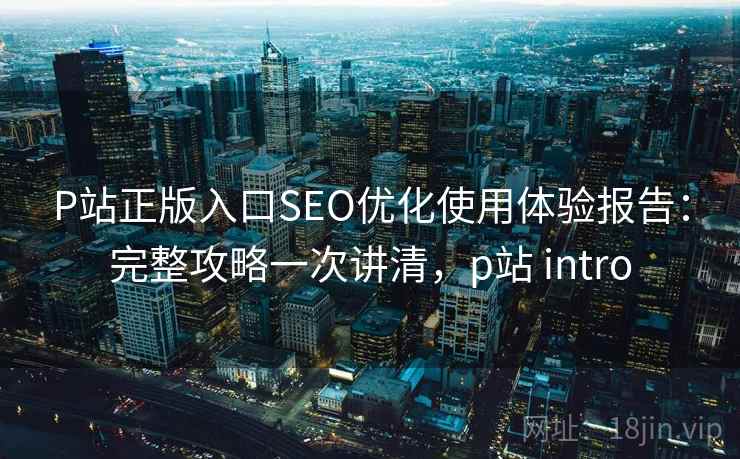 P站正版入口SEO优化使用体验报告：完整攻略一次讲清，p站 intro