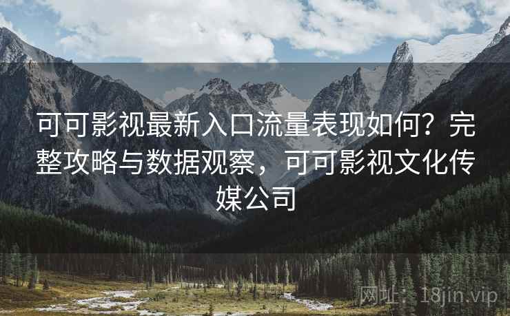 可可影视最新入口流量表现如何？完整攻略与数据观察，可可影视文化传媒公司