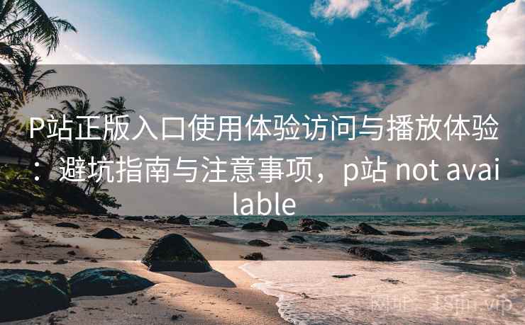 P站正版入口使用体验访问与播放体验：避坑指南与注意事项，p站 not available