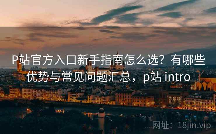 P站官方入口新手指南怎么选？有哪些优势与常见问题汇总，p站 intro