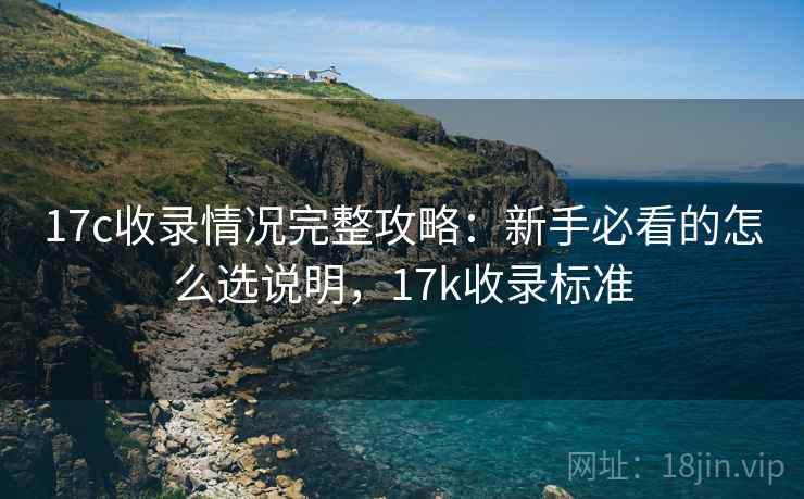 17c收录情况完整攻略：新手必看的怎么选说明，17k收录标准